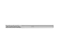 PFERD 21200283 Fraise sur tige Carbure de tungstène cylindre avec denture frontale Longueur 43 mm Dimension produit, Ø 3 mm