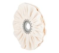 Disque de polissage textile, souple, Ø : 150 mm, Larg. : 10 mm, Alésage 20 mm