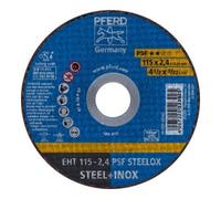 PFERD Pferd Disque à tronçonner droit A46PPSF-INOX 115x2,4mm Quantité:1