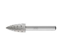 PFERD PFERD Fraise en acier rapide HSS forme arc pointu Ø 12x25 mm Tige Ø 6 mm Z 3 universel moyen fin brise-copeaux Quantité:1