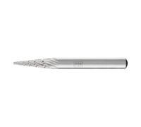 PFERD PFERD Fraise HSS forme cône pointu Ø 6x18 mm tige Ø 6 mm Z 3 universel moyen fin casse-copeaux Quantité:1