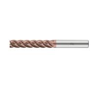PFERD PFERD TOOLS Fraise VHM Ø10mm, 5 dents, avec diviseur de copeaux, 5xDC, rayon 0,5mm, revêtement AlTiN/TiSiXN, queue HB, Performance inoxydable Quantité:1