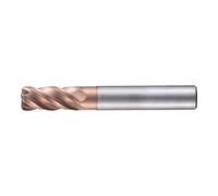 PFERD PFERD TOOLS Fraise VHM Ø16 mm, 4 coupes, 2xDC, rayon 4 mm, revêtement AlTiN / TiSiXN, tige HA, Performance inoxydable Quantité:1