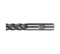 PFERD PFERD TOOLS Fraise VHM Ø20 mm, 4 dents, avec denture d’ébauche, 2xDC, chanfrein 0,6 mm, revêtement AlCrN, tige HB, universelle Quantité:1