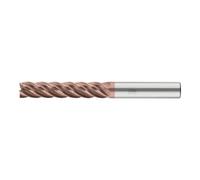 PFERD PFERD TOOLS Fraise VHM Ø8 mm, 5 dents, avec diviseur de copeaux, 5xDC, rayon 0,5 mm, revêtement AlTiN / TiSiXN, tige HB, Performance inoxydable Quantité:1