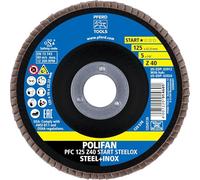 PFERD 69300934 PFC 125 Z 40 START STEELOX Disque segmenté Diamètre 125 mm Ø de perçage 22.23 mm acier, acier inoxydable 10 pc(s)