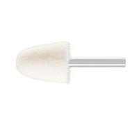 PFERD Tige de polissage D25xH30mm 75 mm 6 mm feutre conique à bout arrondi PFERD Quantité:1