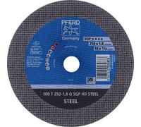 PFERD TOOLS 100 T 250-1,8 Q SGP HD STEEL/30,0 66322130 Disque à tronçonner 250 mm 20 pc(s) Acier de traitement, acier