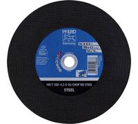 PFERD TOOLS 100 T 350-4,2 O SG CHOP HD STEEL/25,4 66323613 Disque à tronçonner 350 mm 10 pc(s) Acier de traitement, acier
