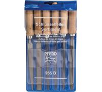 PFERD TOOLS 11706100 Set de limes à clés 100 mm avec manche, dans un étui plastique 100 mm 1 pc(s)