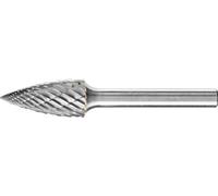 PFERD TOOLS 21001022 Fraise sur tige Carbure de tungstène ogive Longueur 65 mm Dimension produit, Ø 12 mm Longueur de travail 25