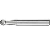 PFERD TOOLS 21112556 Fraise sur tige boule Longueur 45 mm Dimension produit, Ø 6 mm Longueur de travail 5 mm Diamètre de tige 6 mm