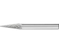 PFERD TOOLS 21115026 Fraise sur tige cône Longueur 55 mm Dimension produit, Ø 6 mm Longueur de travail 18 mm Diamètre de tige 6 mm