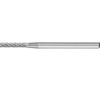 PFERD TOOLS 21200183 Fraise sur tige Carbure de tungstène cylindre avec denture frontale Longueur 40 mm Dimension produit, Ø 2 mm
