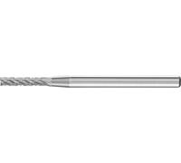 PFERD TOOLS 21200183 Fraise sur tige Carbure de tungstène cylindre avec denture frontale Longueur 40 mm Dimension produit, Ø 2 mm