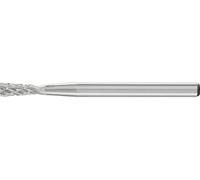 PFERD TOOLS 21208583 Fraise sur tige angle Longueur 37 mm Dimension produit, Ø 3 mm Longueur de travail 7 mm Diamètre de tige 3 mm