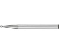 PFERD 21211013 Fraise sur tige boule Longueur 33 mm Dimension produit, Ø 1.5 mm Longueur de travail 1 mm Diamètre de tige 3 mm