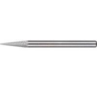 PFERD TOOLS 21214173 Fraise sur tige Carbure de tungstène cône pointu Longueur 41 mm Dimension produit, Ø 3 mm Longueur de