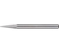 PFERD TOOLS 21214173 Fraise sur tige Carbure de tungstène cône pointu Longueur 41 mm Dimension produit, Ø 3 mm Longueur de travail 11 mm Diamètre de tige 3 mm