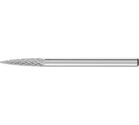 PFERD TOOLS 21222643 Fraise sur tige ogive Longueur 43 mm Dimension produit, Ø 3 mm Longueur de travail 13 mm Diamètre de tige