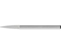 PFERD TOOLS 21222673 Fraise sur tige Carbure de tungstène ogive Longueur 43 mm Dimension produit, Ø 3 mm Longueur de travail 13