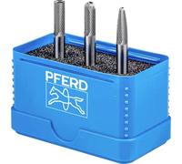 PFERD TOOLS 21901306 Set de fraises sur tige Carbure de tungstène Diamètre de tige 6 mm