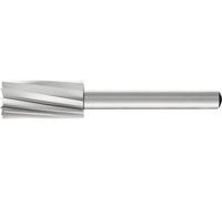 PFERD TOOLS 22405516 Fraise sur tige HSS cylindre avec denture frontale Longueur 65 mm Dimension produit, Ø 12 mm Longueur de travail 25 mm Diamètre de tige 6