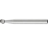 PFERD TOOLS 22419736 Fraise sur tige HSS boule 6 mm Longueur 55 mm Dimension produit, Ø 6 mm Longueur de travail 5 mm Diamètre de tige 6 mm 1 pièce