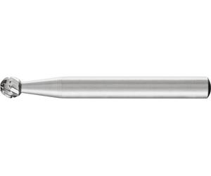 PFERD TOOLS 22419736 Fraise sur tige HSS boule 6 mm Longueur 55 mm Dimension produit, Ø 6 mm Longueur de travail 5 mm Diamètre de tige 6 mm 1 pièce