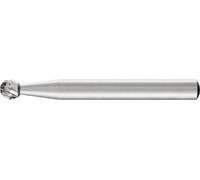 PFERD TOOLS 22419736 Fraise sur tige HSS boule 6 mm Longueur 55 mm Dimension produit, Ø 6 mm Longueur de travail 5 mm Diamètre de tige 6 mm 1 pièce