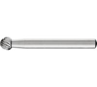 PFERD PFERD Fraise rotative HSS forme boule Ø 08x07 mm tige Ø 6 mm Z 3 universelle moyenne fine brise-copeaux Quantité:1
