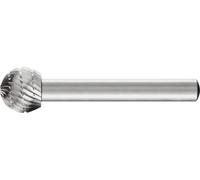 PFERD TOOLS 22420536 Fraise sur tige HSS boule 12 mm Longueur 51 mm Dimension produit, Ø 12 mm Longueur de travail 10 mm Diamètre de tige 6 mm 1 pièce