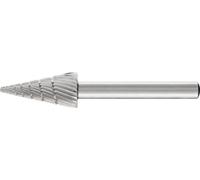 PFERD TOOLS 22423536 Fraise sur tige HSS cône pointu Longueur 65 mm Dimension produit, Ø 12 mm Longueur de travail 25 mm Diamètre de tige 6 mm 1 pièce