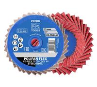 PFERD TOOLS 42719830 Set de disques abrasifs Diamètre 75 mm Grain=80 10 pc(s)