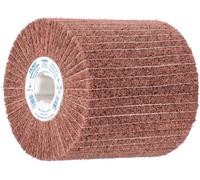 PFERD 44641112 Rouleau abrasif en feutre Polinox PNZ Ø 100 x 100 mm rainure 19 mm A 120/F pour un ponçage et une finition