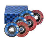 PFERD TOOLS 44698008 Jeu de disques à surfacer à lamelles Diamètre 115 mm Grain=60, 80, 120 1 set