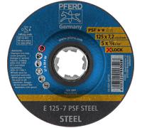 PFERD TOOLS 62011125 Disque à ébarber à moyeu déporté Diamètre 125 mm 10 pc(s)