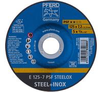 PFERD TOOLS 62012640 Psf Steelox Disque à ébarber à moyeu déporté Diamètre 125 mm Ø de perçage 22.23 mm 10 pc(s)
