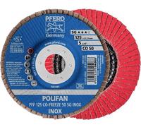 PFERD TOOLS 67612550 PFF 125 CO-FREEZE 50 SG INOX Disque segmenté Diamètre 125 mm Ø de perçage 22.23 mm Alliage à base de nickel, Superalliages à base de