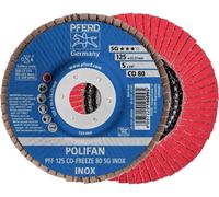 PFERD TOOLS 67612580 PFF 125 CO-FREEZE 80 SG INOX Disque segmenté Diamètre 125 mm Ø de perçage 22.23 mm Alliage à base de nickel, Superalliages à base de