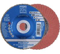 PFERD TOOLS 67654100 PFF 100 A-COOL 40 SG INOX+ALU/16,0 Disque segmenté Diamètre 100 mm Ø de perçage 16 mm aluminium, Métaux non ferreux, acier inoxydable 10