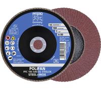 PFERD TOOLS 67708185 A Psf Steelox Disque segmenté Diamètre 180 mm Ø de perçage 22.23 mm Grain 80 10 pc(s)