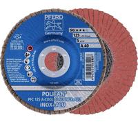 PFERD TOOLS 67754125 PFC 125 A-COOL 40 SG INOX+ALU Disque segmenté Diamètre 125 mm Ø de perçage 22.23 mm Grain 40 aluminium
