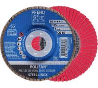 PFERD TOOLS 67760625 PFC 125 CO-COOL 60 SG STEELOX Disque segmenté Diamètre 125 mm Ø de perçage 22.23 mm Grain 60 Alliage