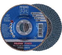 PFERD TOOLS 67788116 PFC 115 Z 80 SG POWER STEELOX Disque segmenté Diamètre 115 mm Ø de perçage 22.23 mm Grain 80 acier