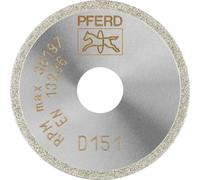 PFERD TOOLS 68404015 D1A1R 40-1-10 D 151 GAD Disque à tronçonner diamanté Diamètre 40 mm Ø de perçage 10 mm Duroplast, Verre, Carbure de tungstène, Matériaux