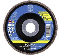 Pferd Rondelle dentelée Polifan Z D.125mm K.Z-40 kon.INOX ZK Quantité:10