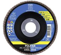 PFERD TOOLS 69300937 PFC 115 Z 60 START STEELOX Disque segmenté Diamètre 115 mm Ø de perçage 22.23 mm Grain 40 10 pc(s)