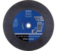 PFERD TOOLS 80 T 400-4,0 L SG CHOP HD STEELOX/25,4 66324082 Disque à tronçonner 400 mm 10 pc(s) acier inoxydable, Acier de traitement, acier