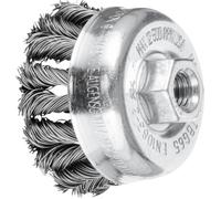 Pferd Brosse à dents COMBITWIST TBG Ø 65 mm M14, fil d'acier 0,50 pour meuleuse d'angle
